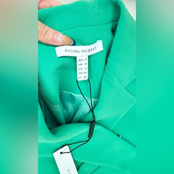 Rachel Gilbert Santiago Jacket Dress in Green - Picture 11 of 16